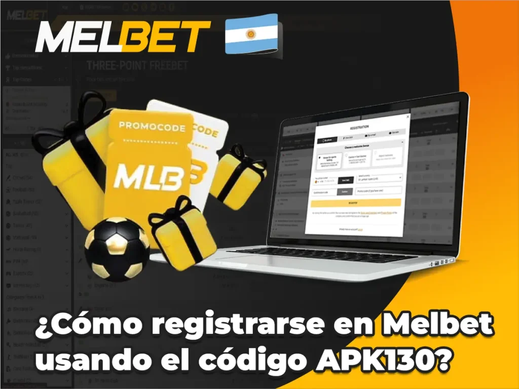 Cómo registrarse en Melbet usando el código APK130