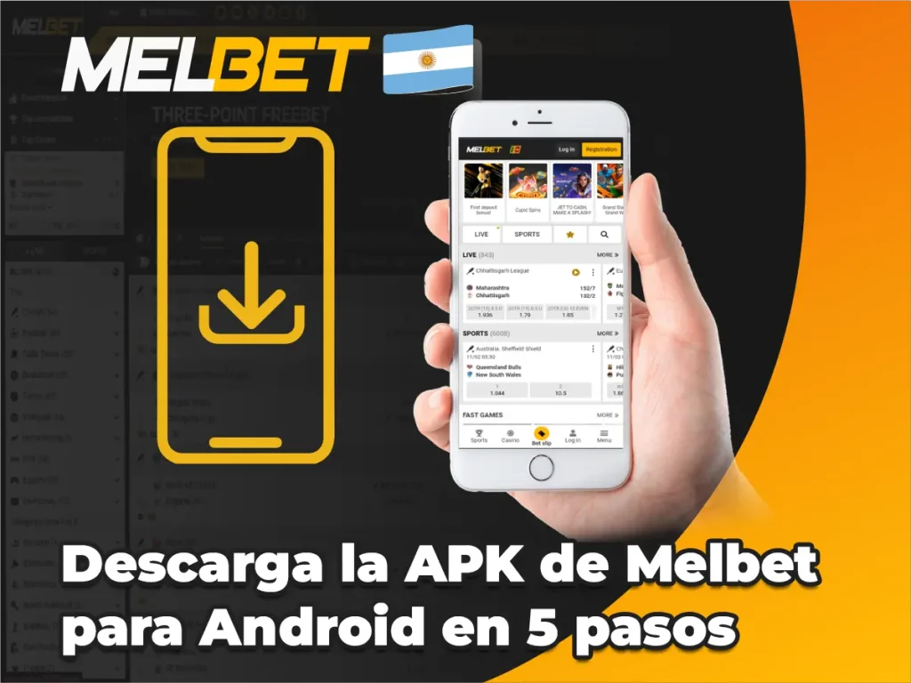Descarga la APK de Melbet para Android en 5 pasos